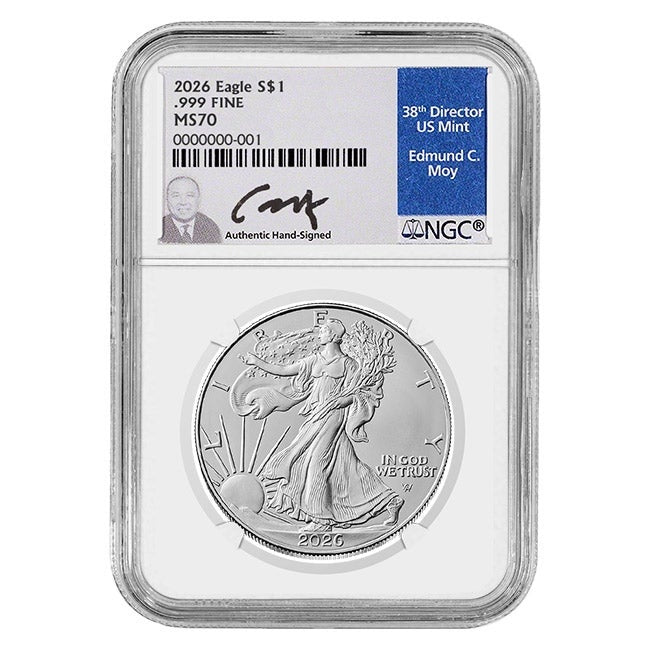 2026 1oz Silver American Eagle MS70 Coin